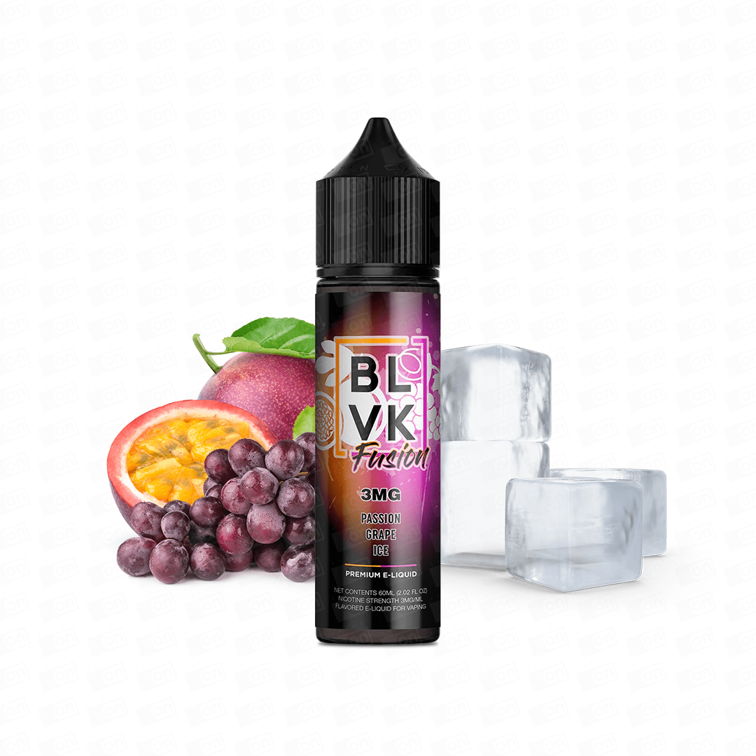 Líquido Blvk Fusion Freebase – Passion Grape Ice