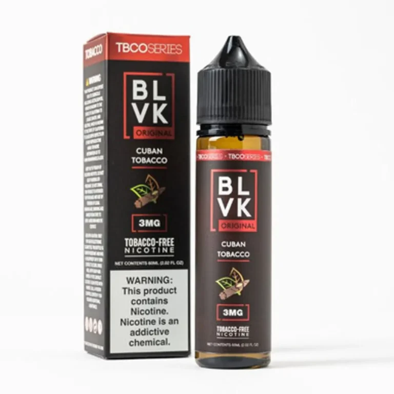 Líquido Blvk Original Tobacco Freebase – Cuban Tobacco