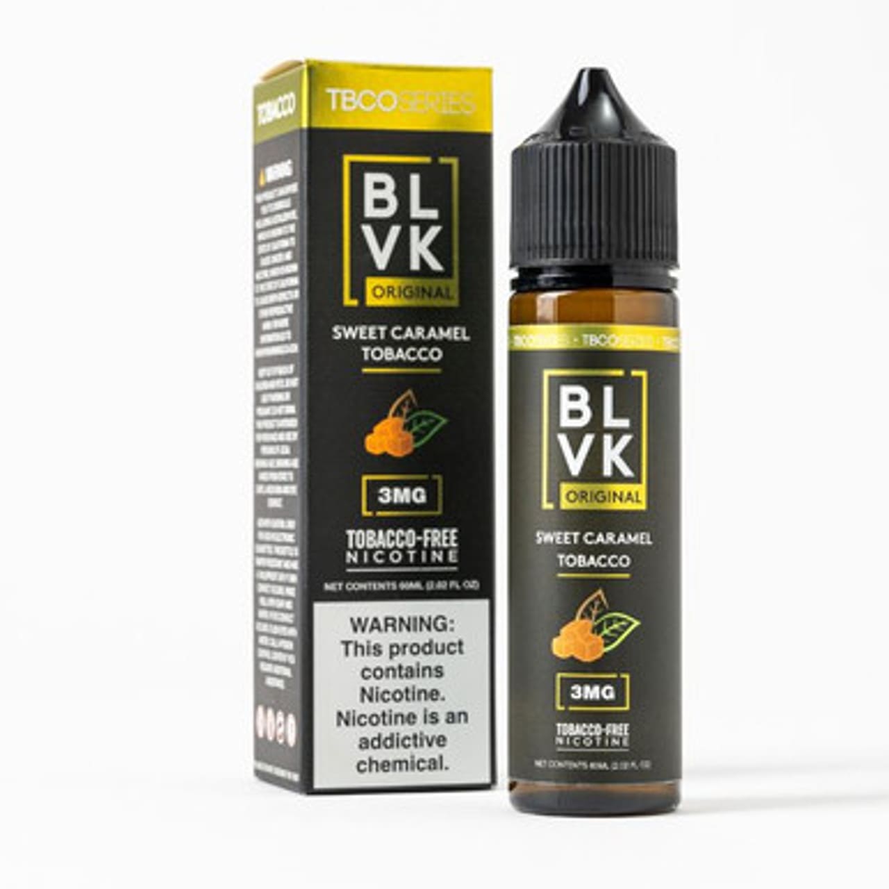 Líquido Blvk Original Tobacco Freebase – Sweet Caramel Tobacco