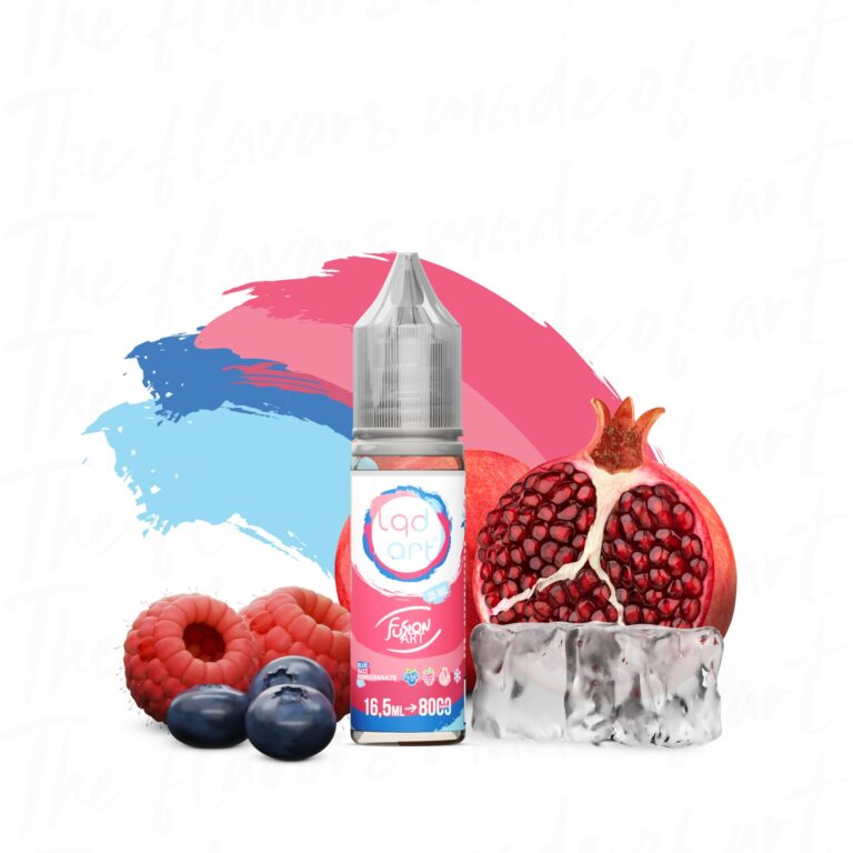 Líquido LQD Art NicSalt Fusion – Blue Razz Pomegranate Ice