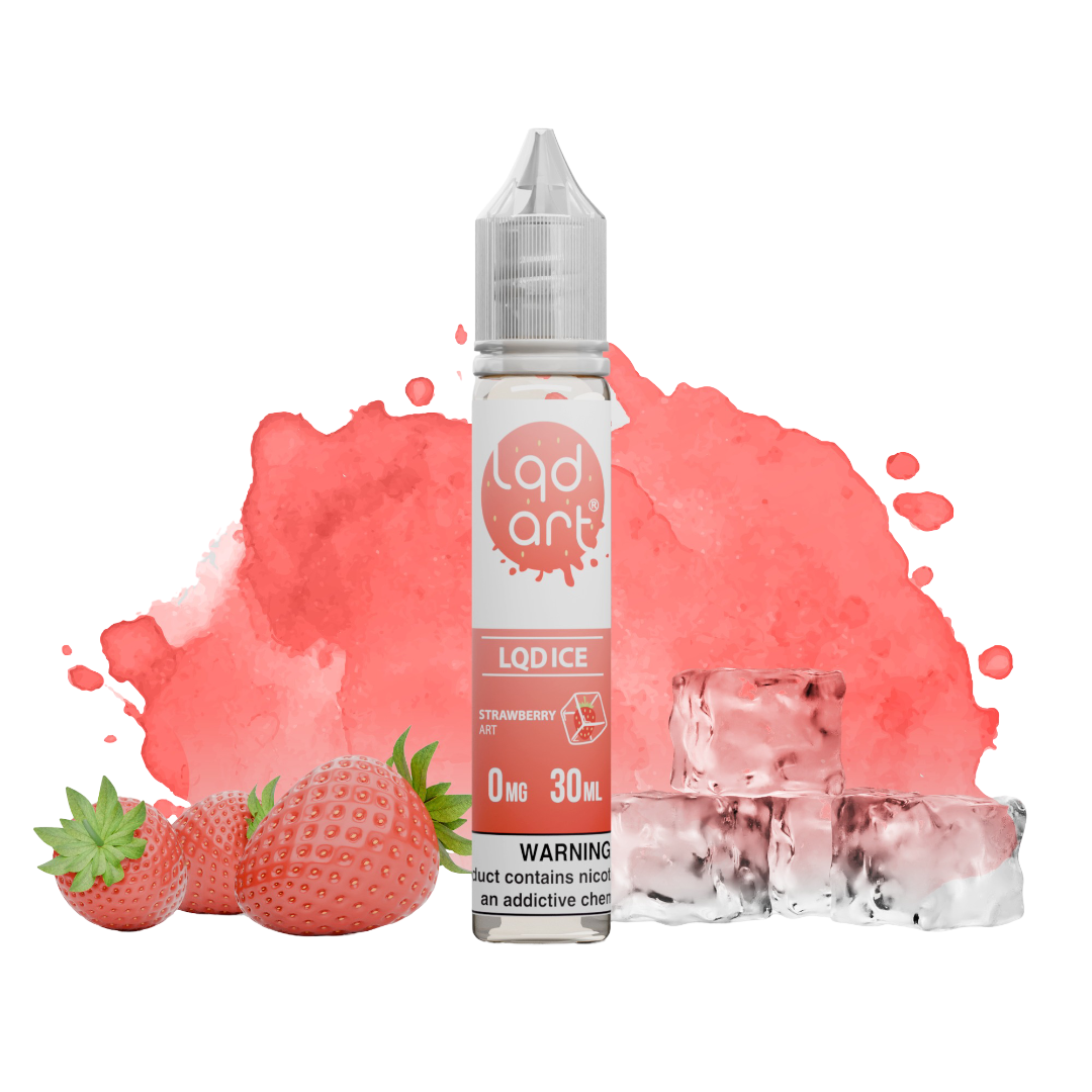 Líquido LQD Art Freebase Ice – Strawberry Art Ice