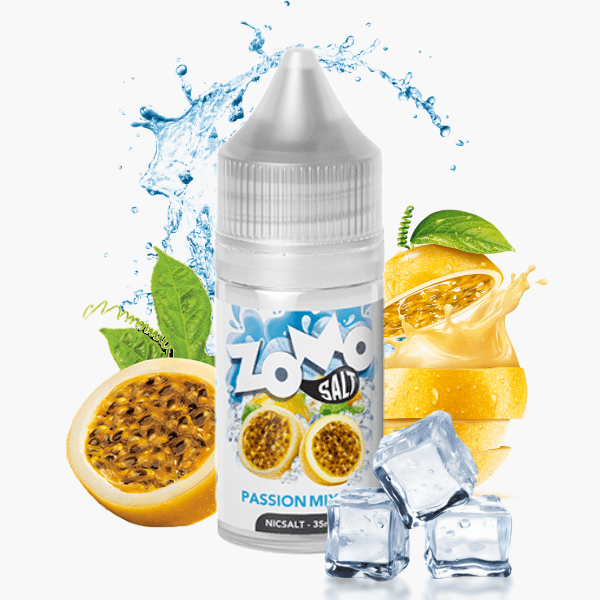 Líquido Zomo NicSalt IceBurst – Passion mix Ice
